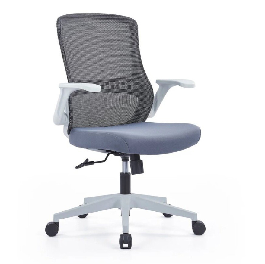 Кресло для персонала SitZone CH-526B, сетка, ткань, пластик, серый