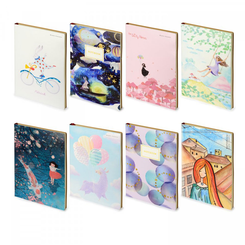 Блокнот "Flex Journal", A5, 96 листов, линованный, ассорти