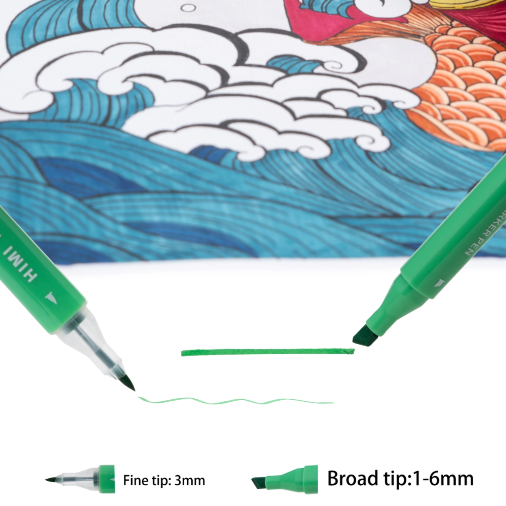 Набор маркеров художественных "Himi Miya", 24 шт/упак - 7