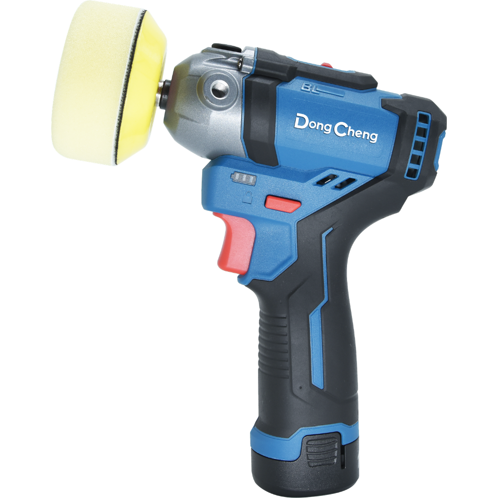 Аккумуляторная полировальная машина DongCheng DCSP75 (TYPE EK), 230 Вт, 75мм, 2.0Ач2, 2А