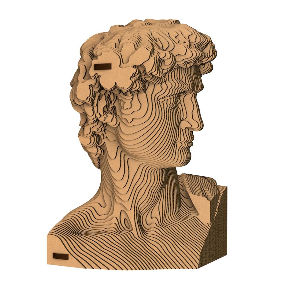 Пазл картонный 3D "Бюст Давид"