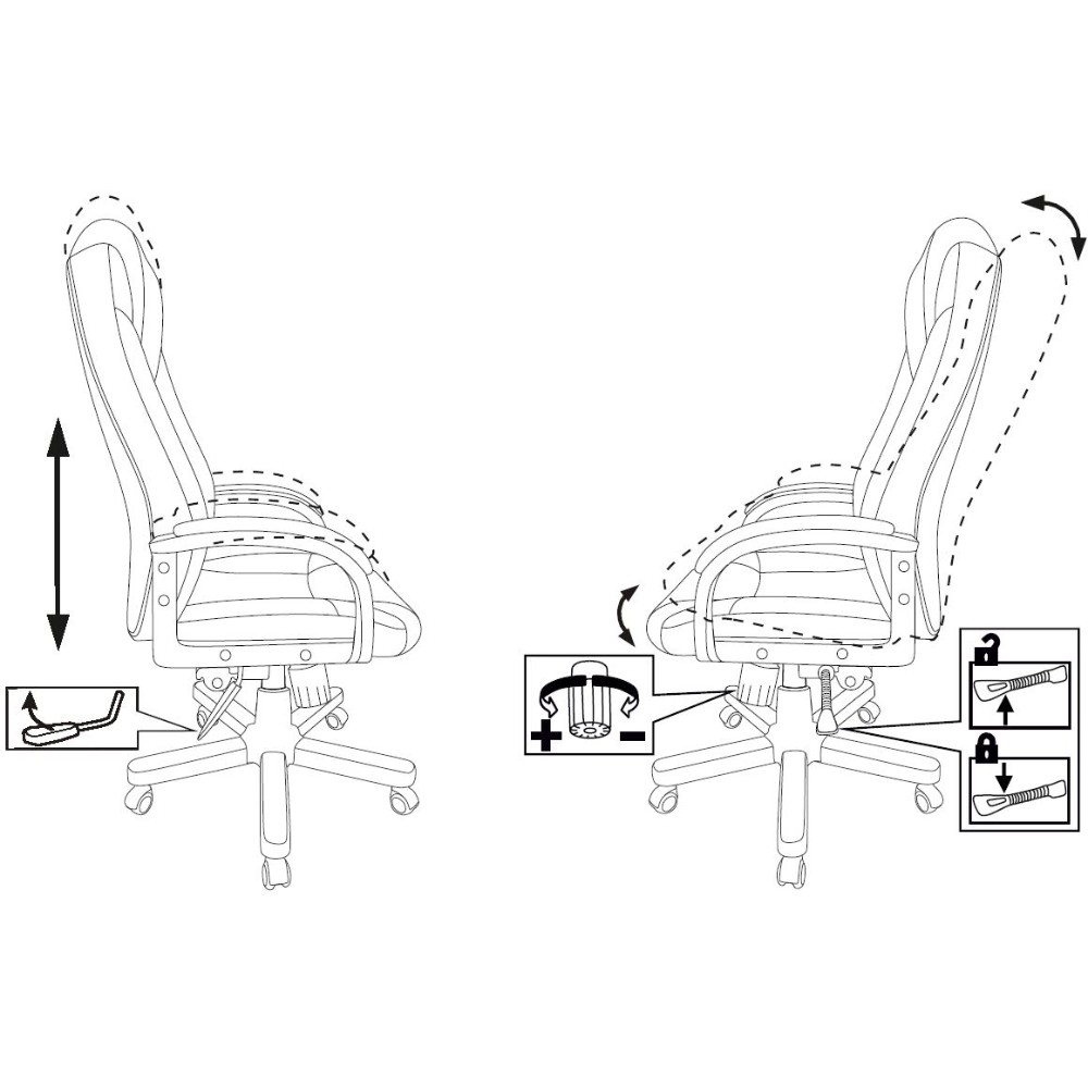 Кресло для руководителя Бюрократ T-9932WALNUT, экокожа, черный, металл, дерево - 11