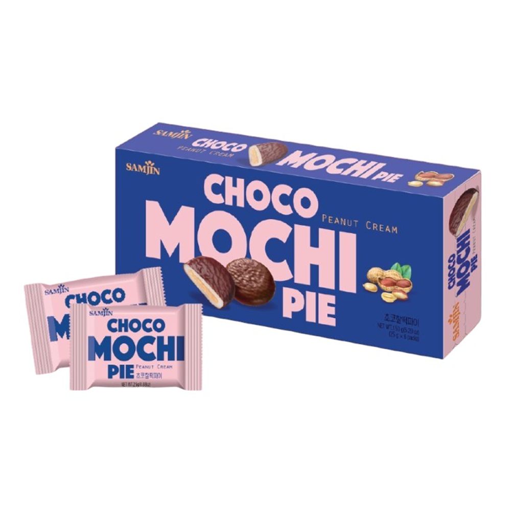 Моти "Choco Mochi Cake" в шоколаде с арахисом, 150 г