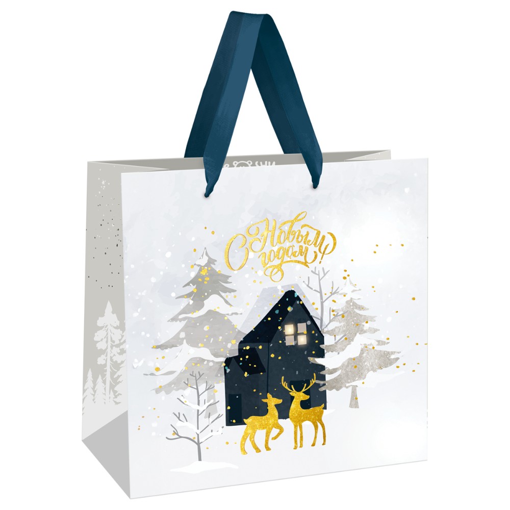 Пакет подарочный "Winter magic", ламинированный