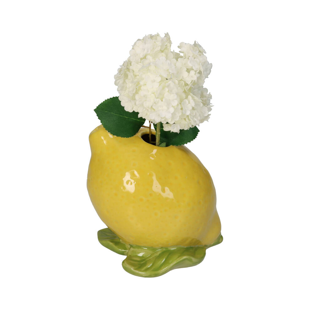 Ваза "Lemon", керамика, желтый - 3