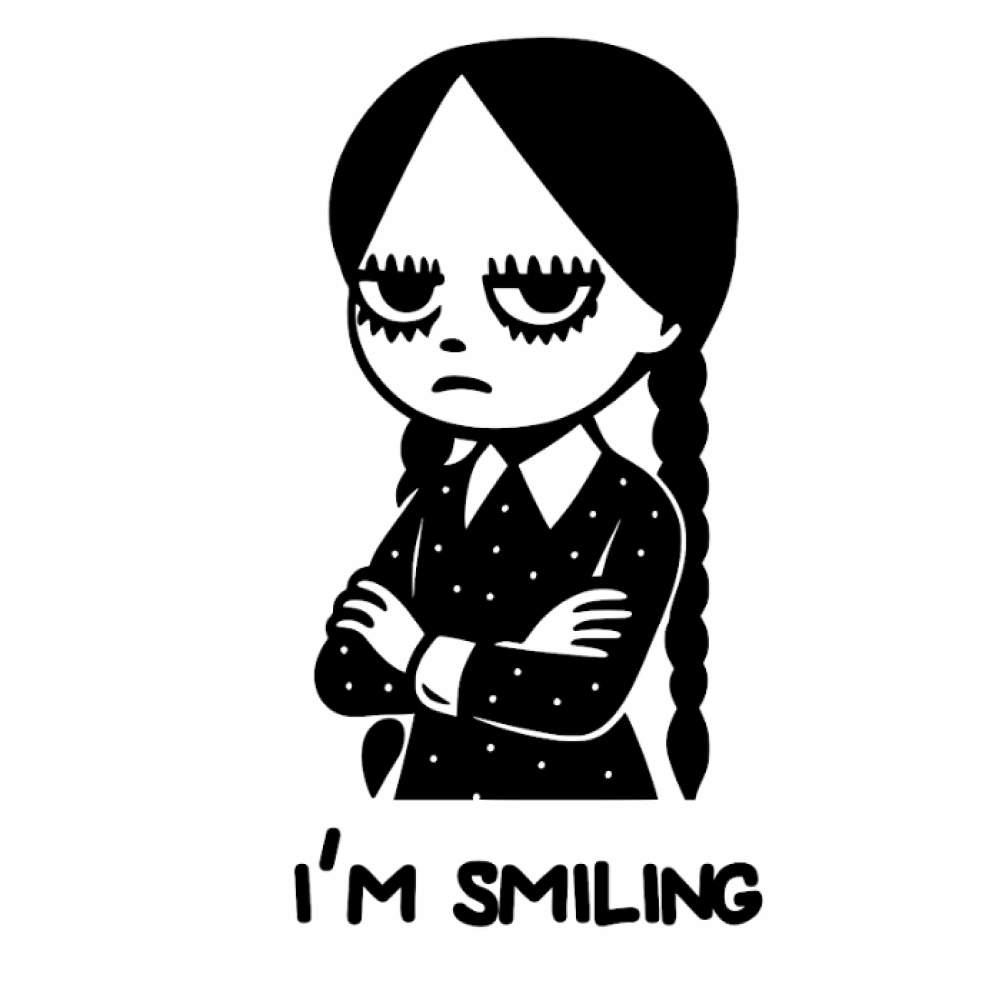 Кружка «I`m smiling» внутри и ручка черная, 450 мл. - 2