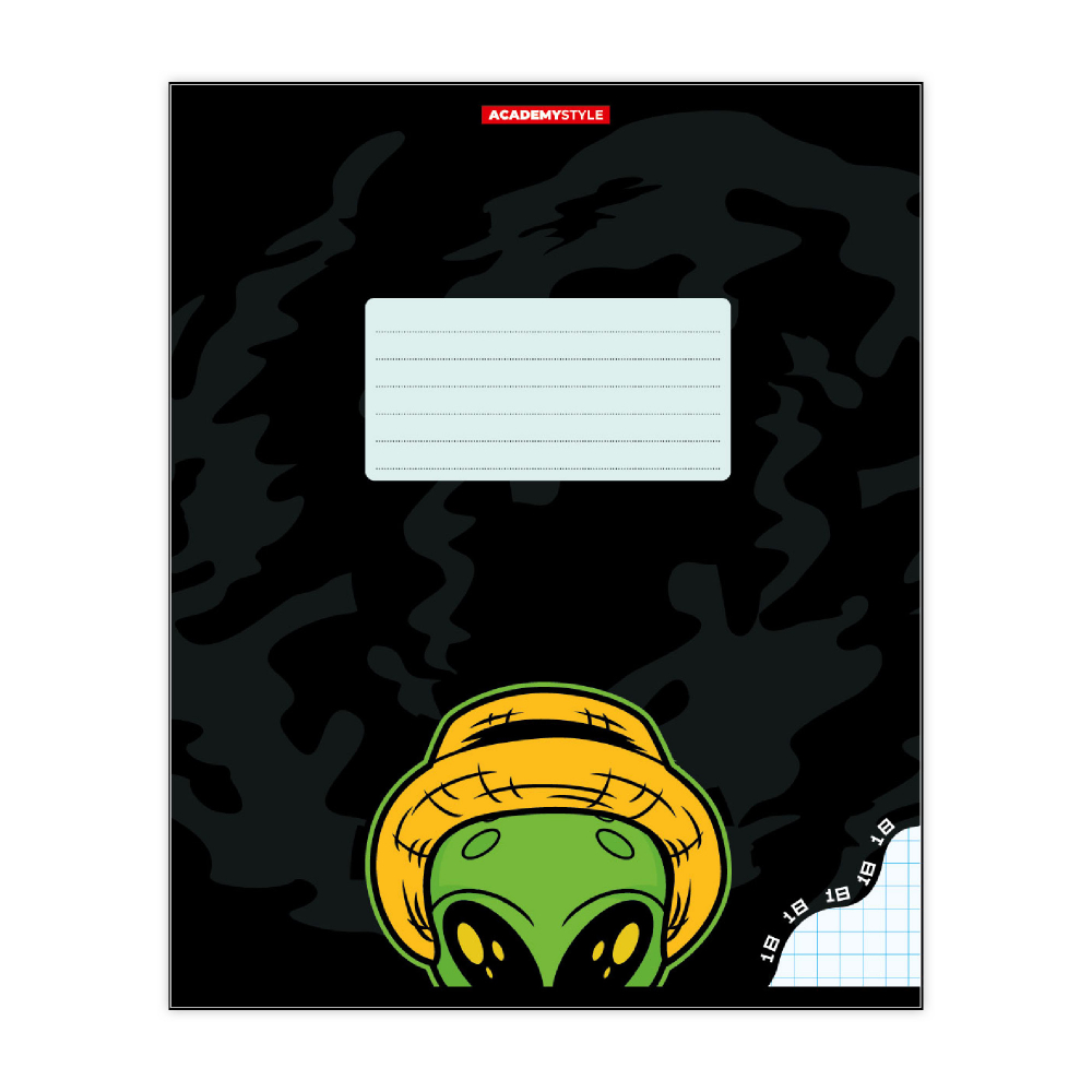 Тетрадь "Гуманоид", А5, 18 листов, клетка, ассорти - 5