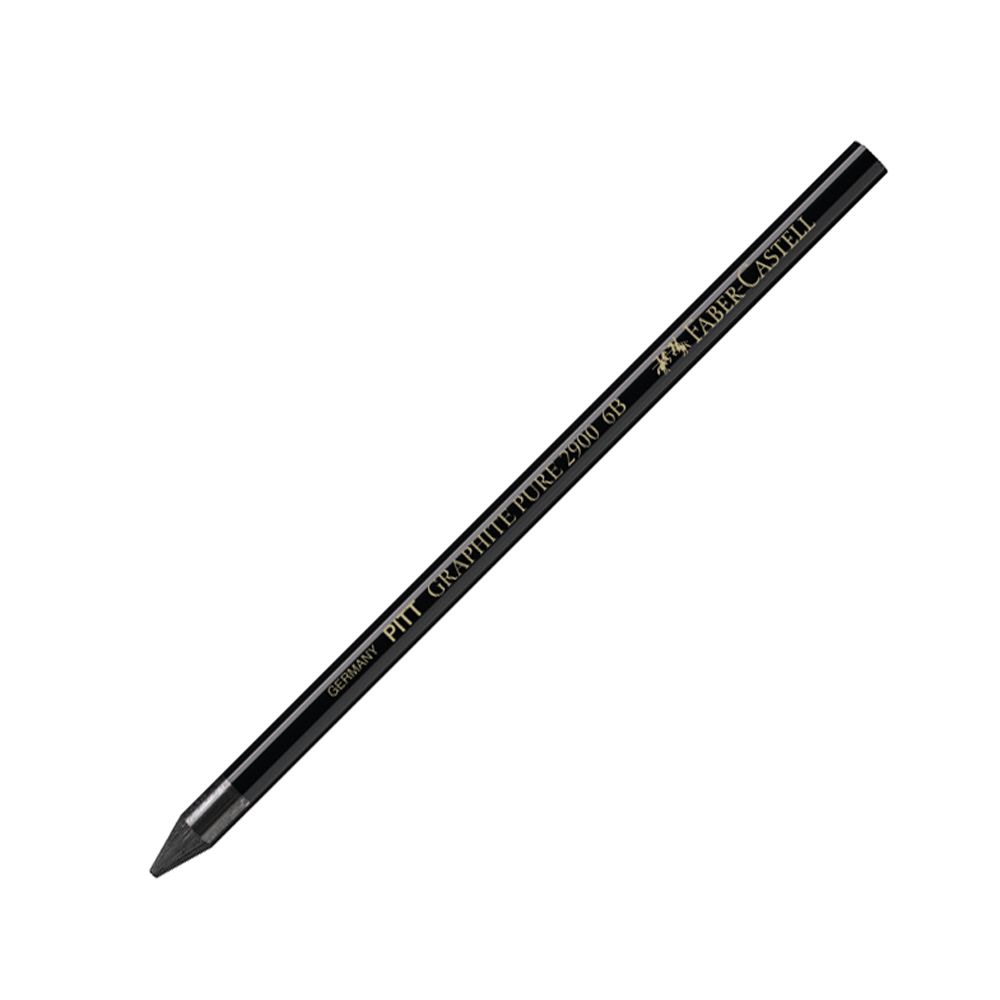 Карандаш цельнографитный PITT "Graphite Pure", 6B
