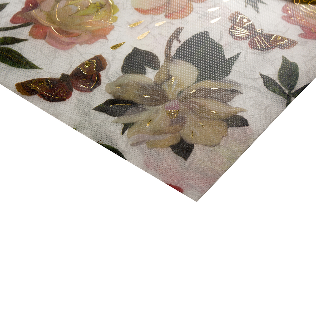 Папка-конверт на кнопке Bruno Visconti "Пионы", А4,  разноцветный