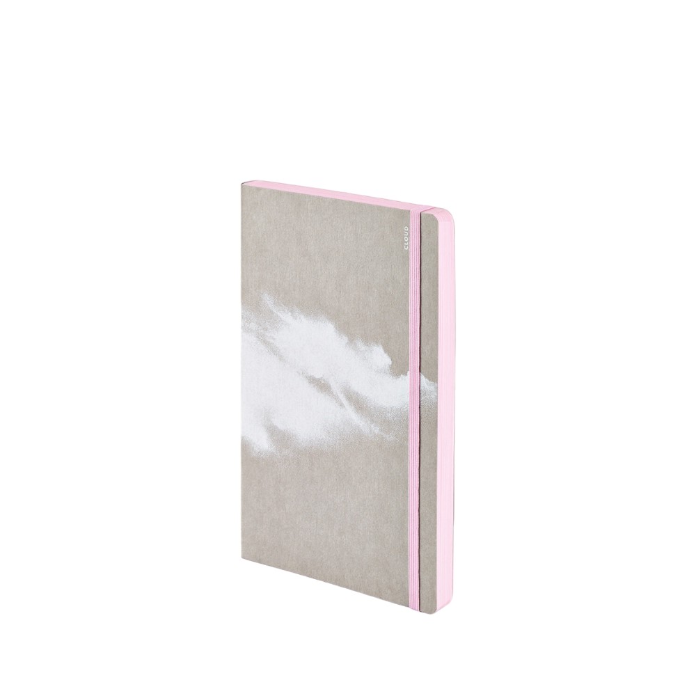 Блокнот "Inspiration Book M Cloud Pink", А5, 88 листов, серый, розовый