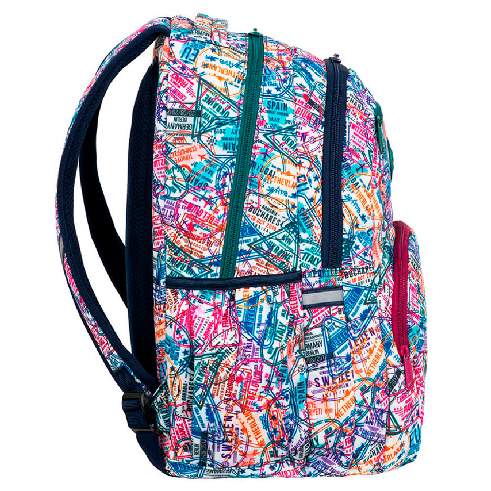 Рюкзак школьный Coolpack "Stamps", разноцветный