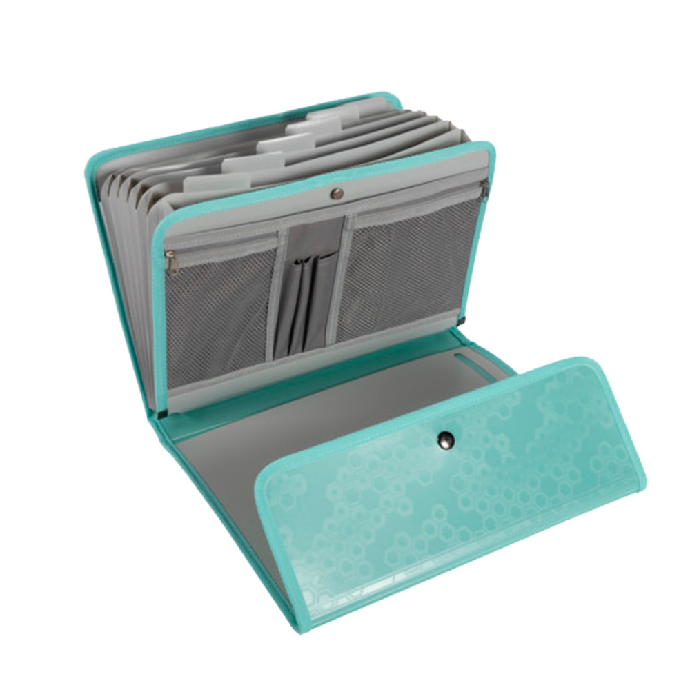 Папка на кнопке "Maïa", А4, 6 делений, ассорти