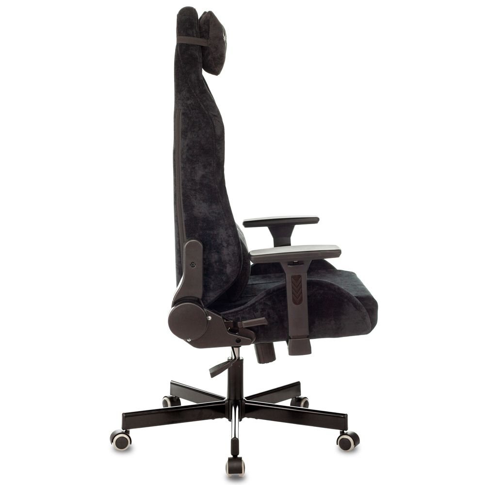 Кресло игровое Бюрократ Knight N1 Fabric, ткань, черный