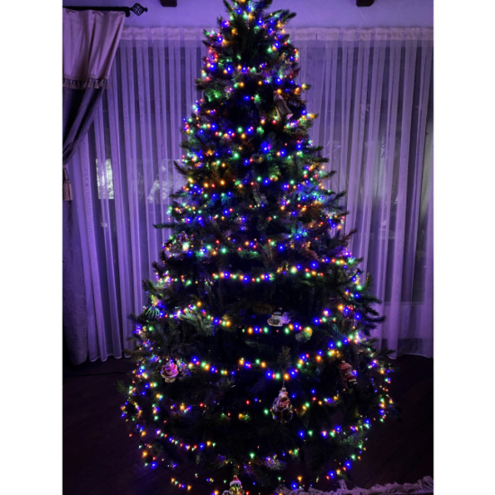 Гирлянда электрическая LED "Нить", 9 м, мультиколор - 3