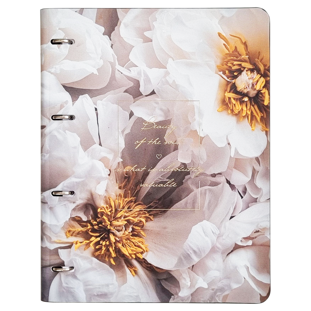 Тетрадь "Beauty цветы", А4, 120 листов, клетка, разноцветный