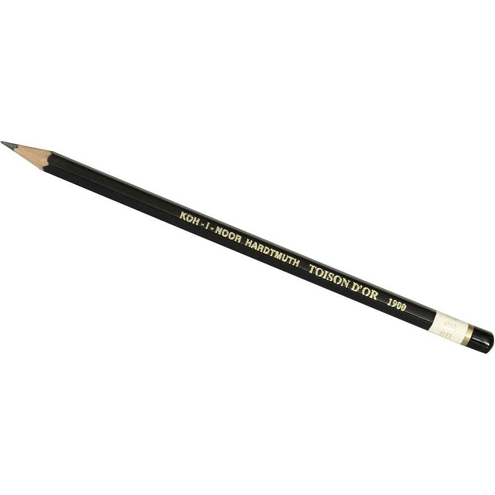 Карандаш чернографитный "Koh-I-Noor 1900", 6B