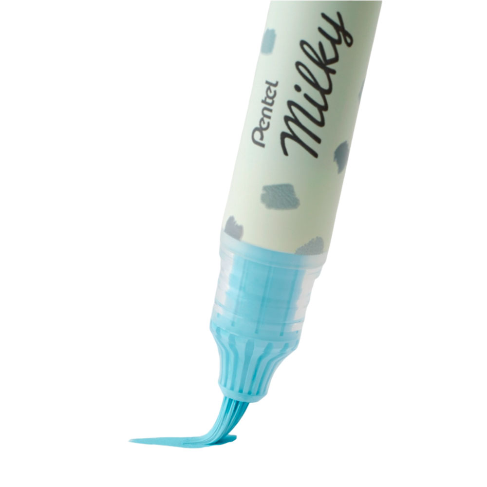 Маркер-кисть "Milky Brush", синий пастельный
