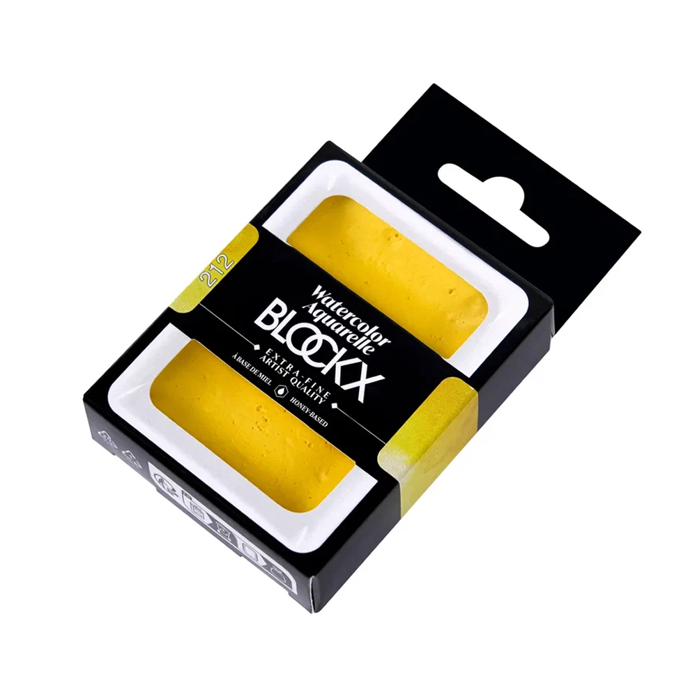 Краски акварельные "Blockx. Giant pan" 112 неаполитанский желтый, 18 мл., кювета
