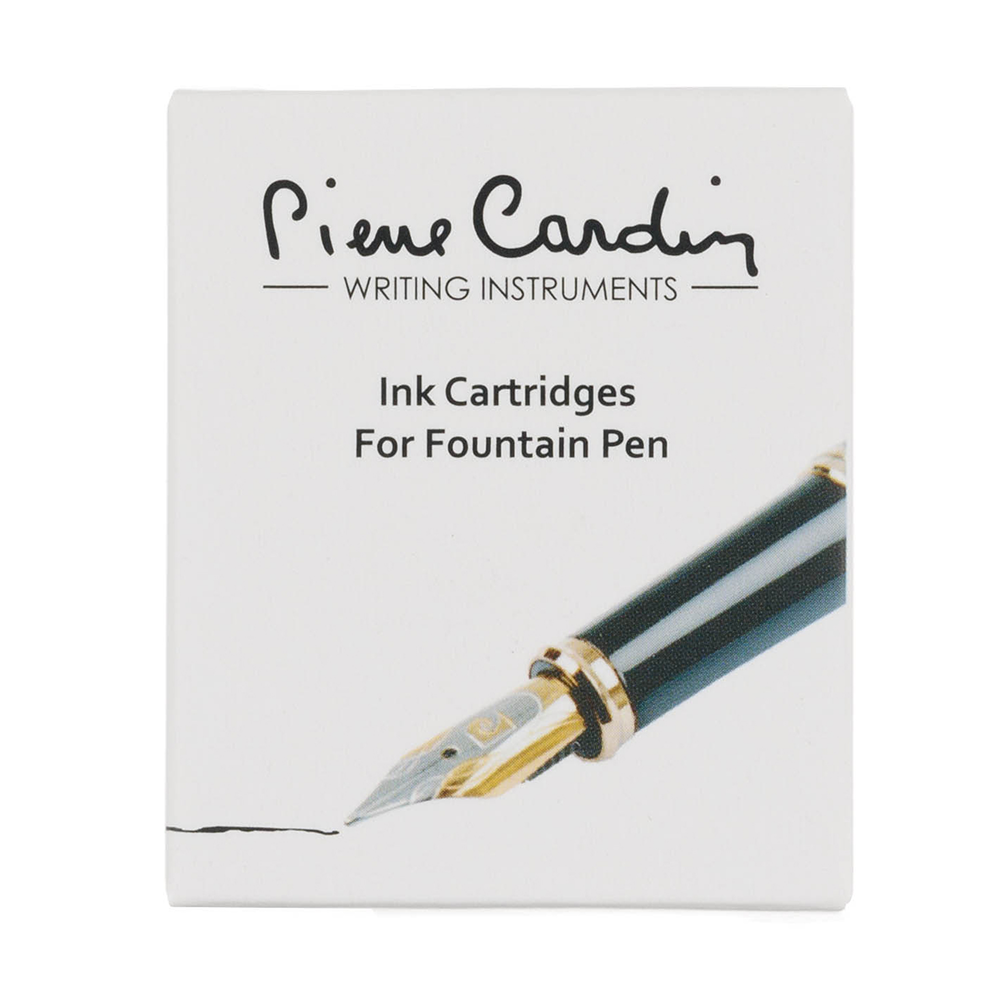 Чернильный патрон "Pierre Cardin", 37 мм., черный, 6 шт./уп.