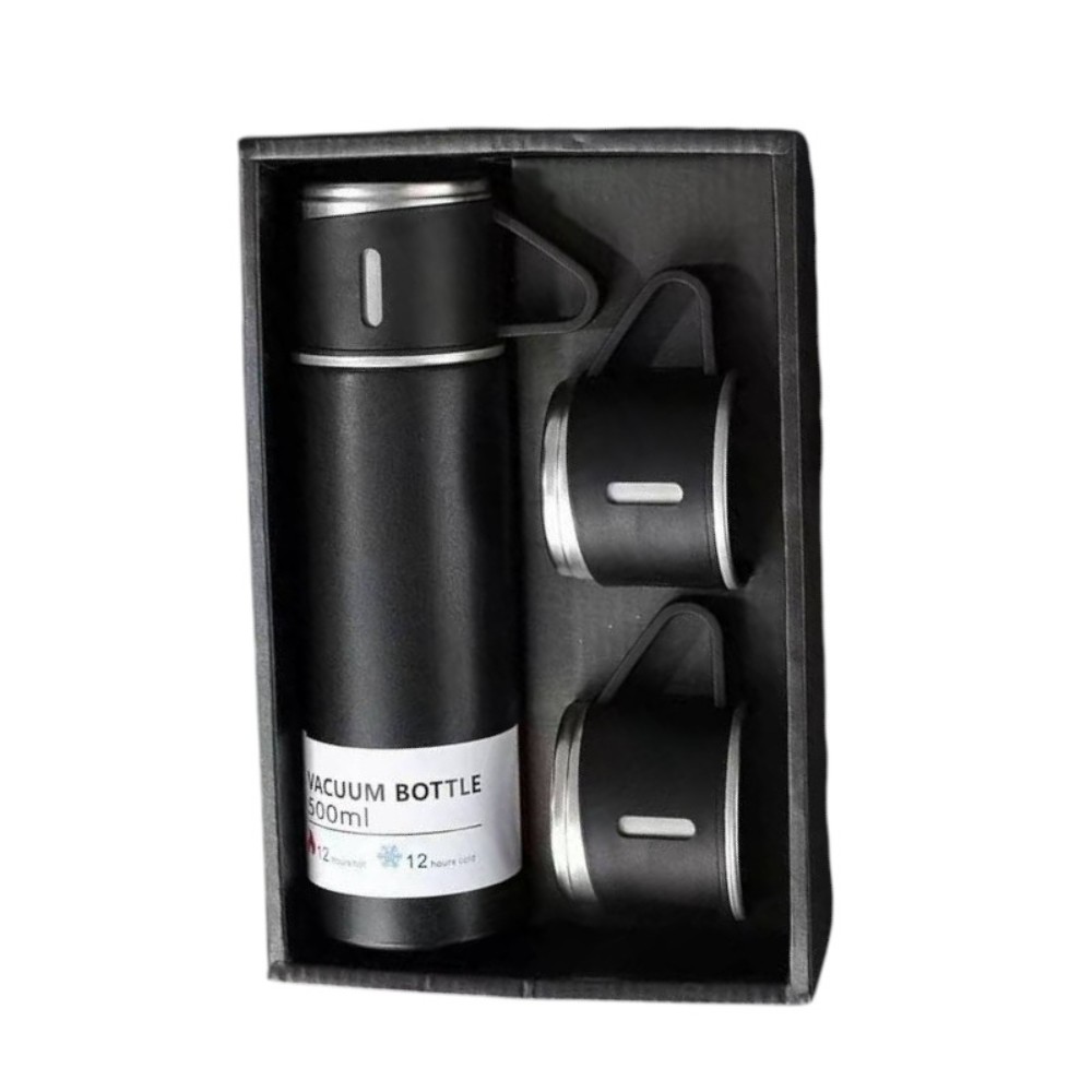 Набор "Classic", термос, 500 мл. + чашка 2 шт., черный