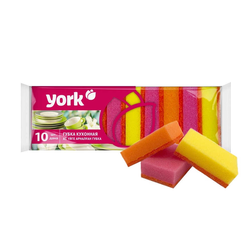 Губка кухонная для мытья посуды "York Maxi"