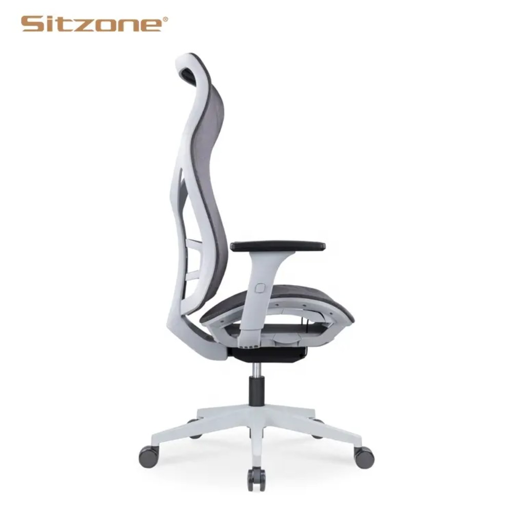 Кресло для руководителя SitZone CH-283A-HS-P1 сетка, серый