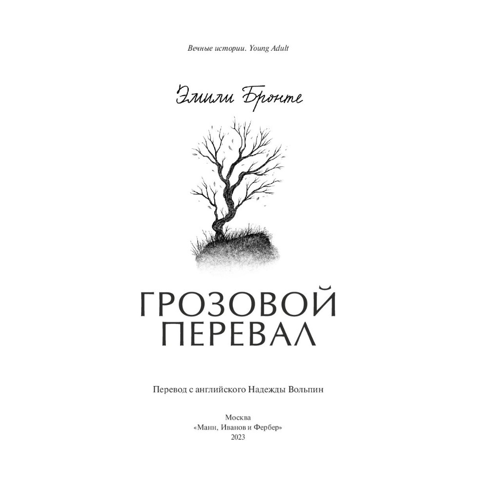 Книга "Грозовой перевал. Вечные истории. Young Adult", Эмили Бронте