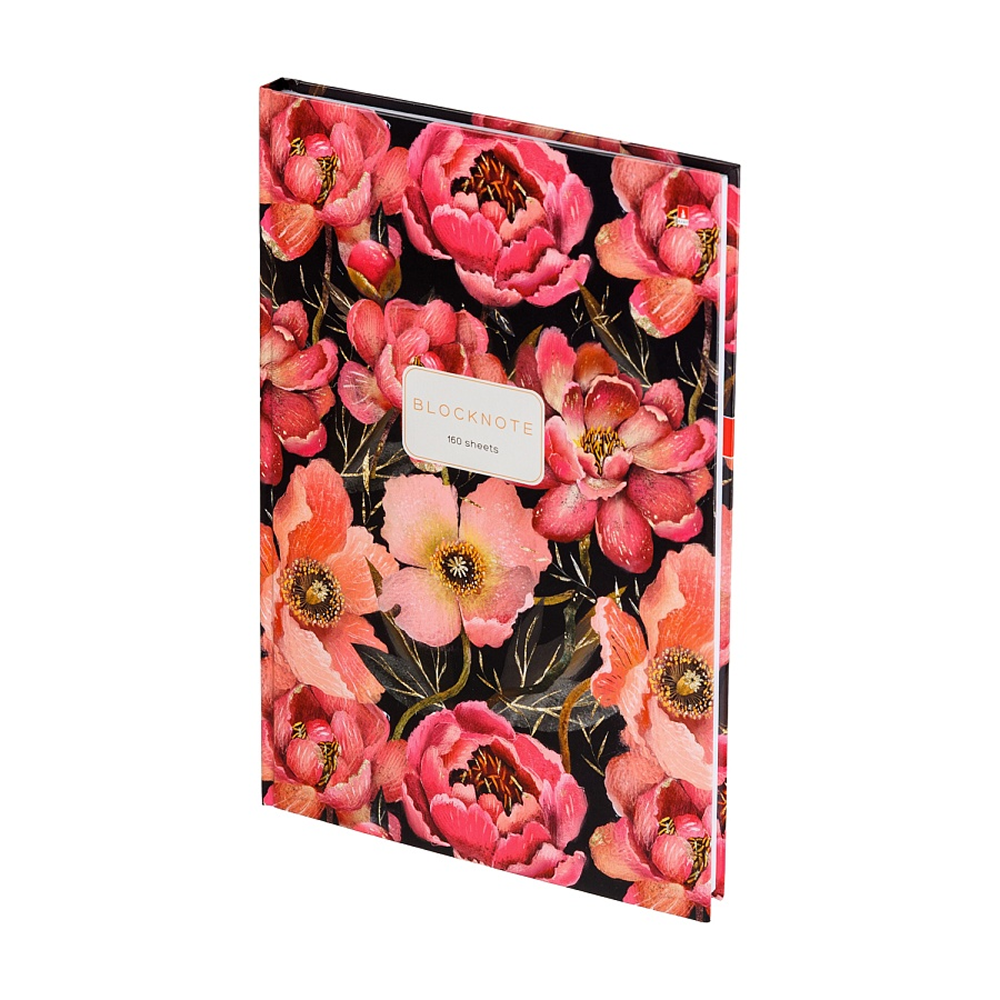 Блокнот "Flora. Pink Blossom", A4, 80 листов, клетка, розовый