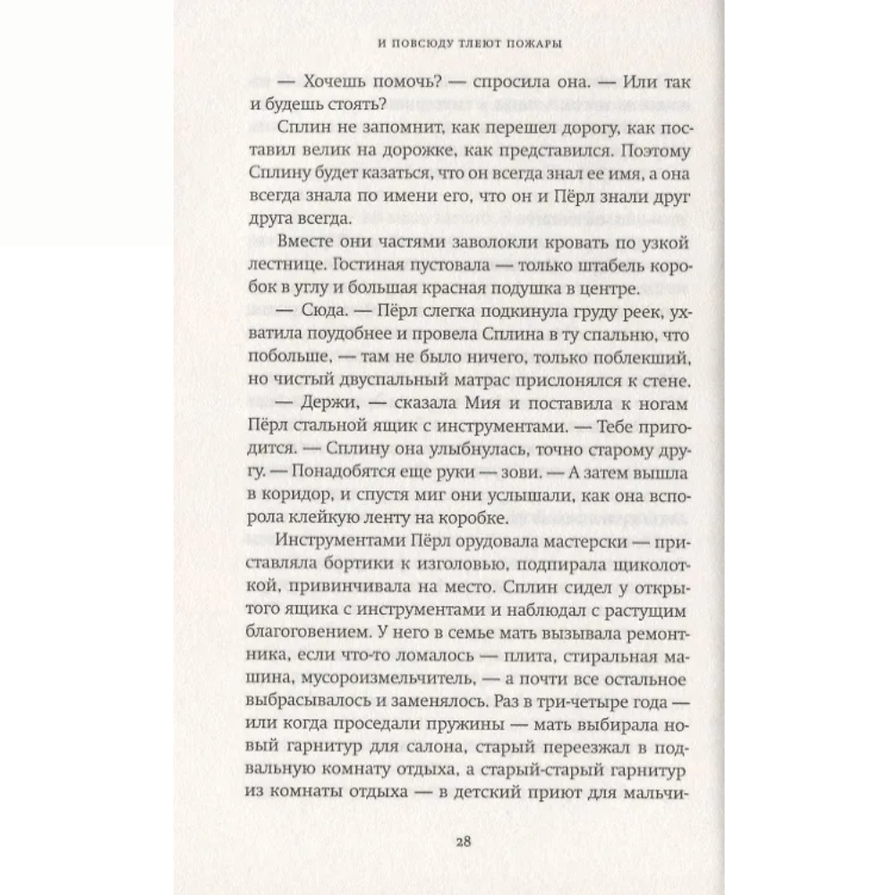 Книга "И повсюду тлеют пожары", Селеста Инг