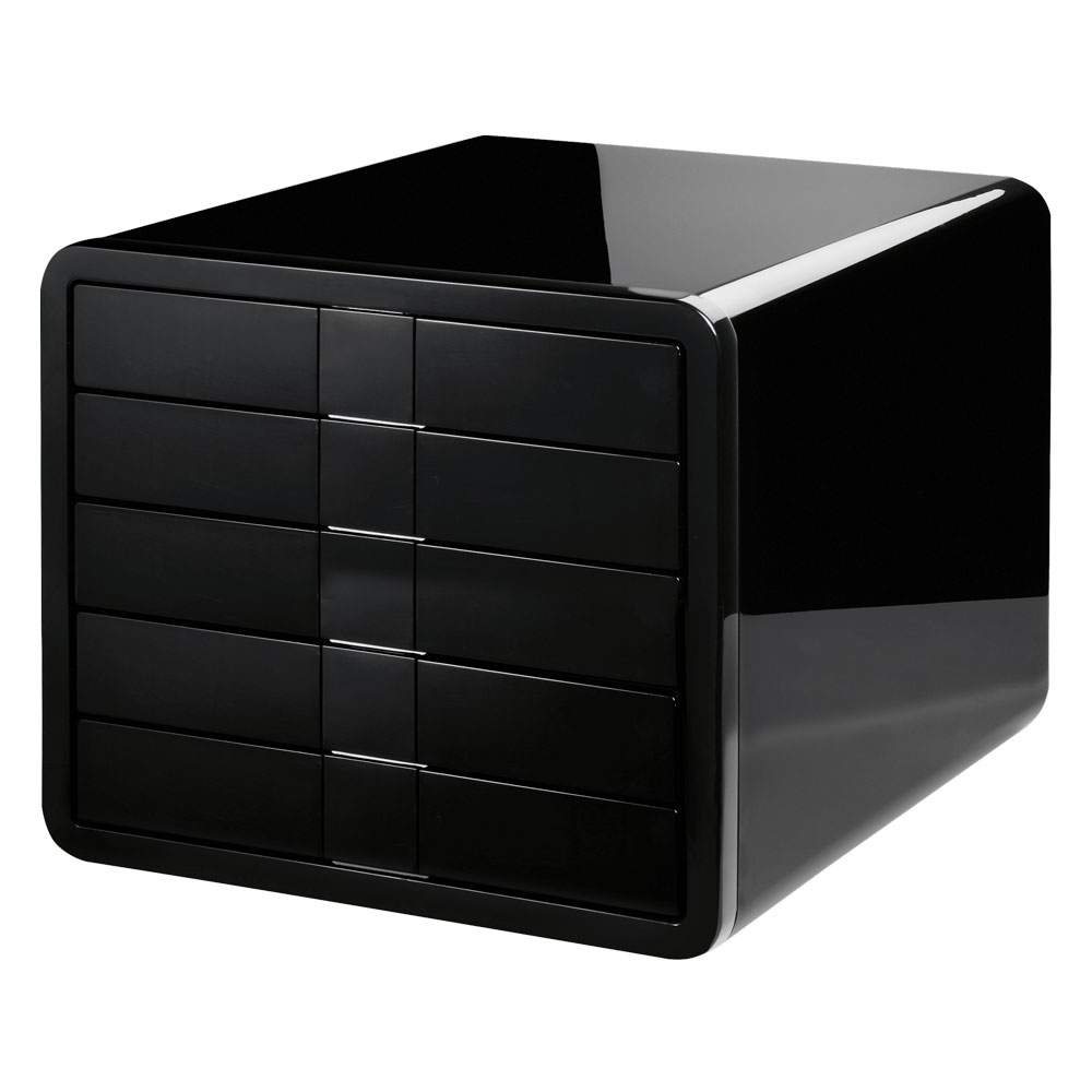Блок из 5-и лотков закрытый "iBox", закрытый, черный