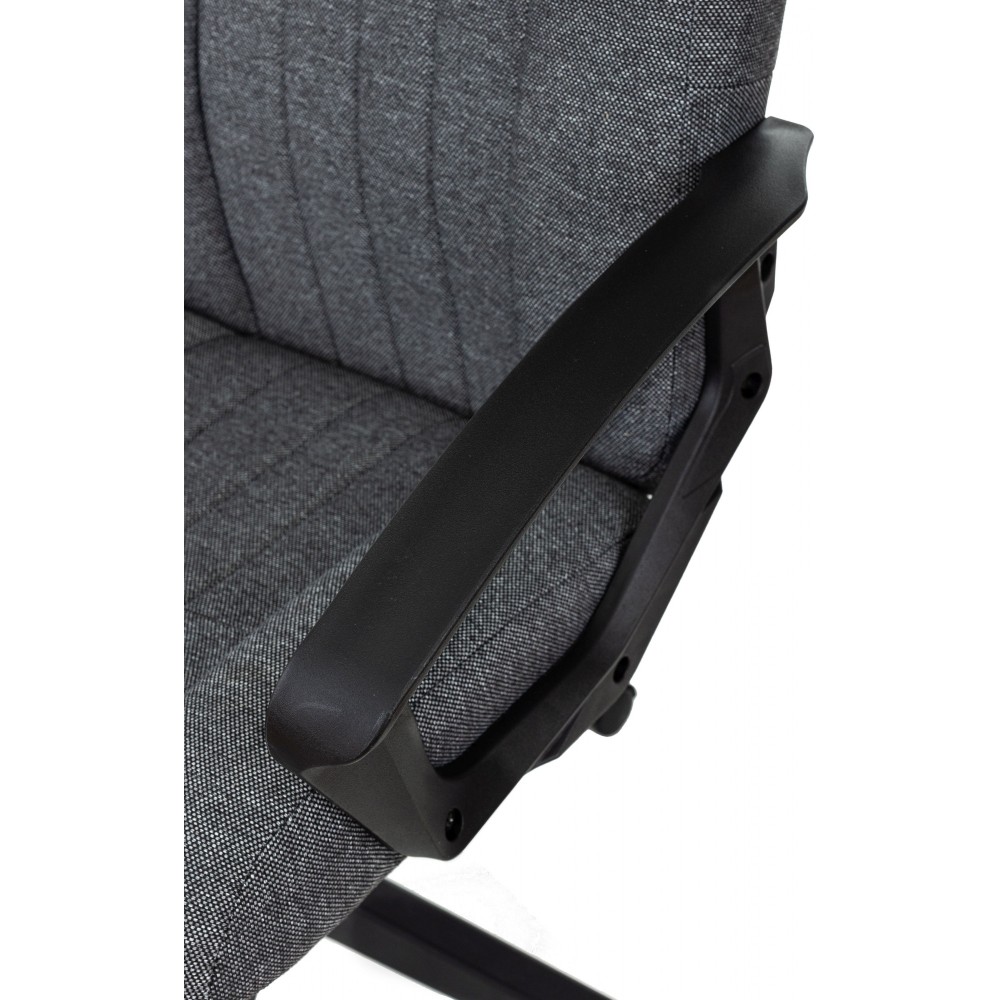 Кресло для руководителя "Бюрократ T-898", ткань, пластик, серый - 5