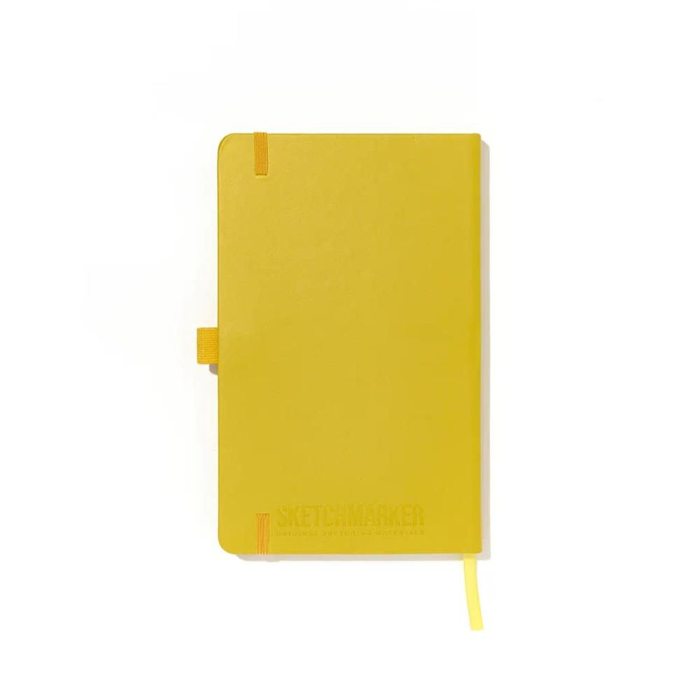 Скетчбук "Sketchmarker", 13х21 см, 140 г/м2, 80 листов, горчичный - 3