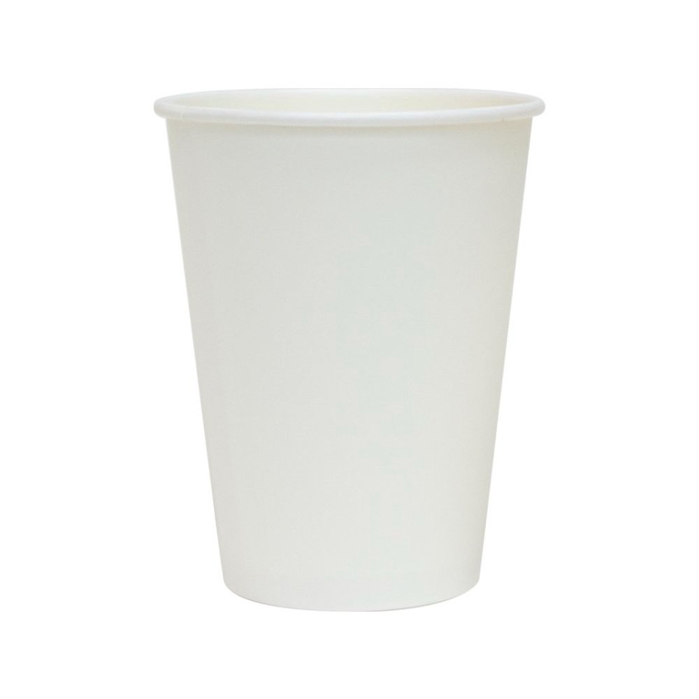 Стакан картонный 300 мл, 1 слой, 50 шт/упак, белый