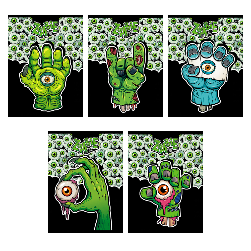 Тетрадь "ЗомбиБук", А5, 48 листов, клетка, ассорти