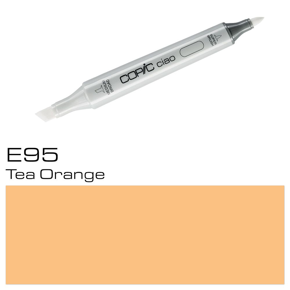 Маркер перманентный "Copic ciao", E-95 чайный апельсин