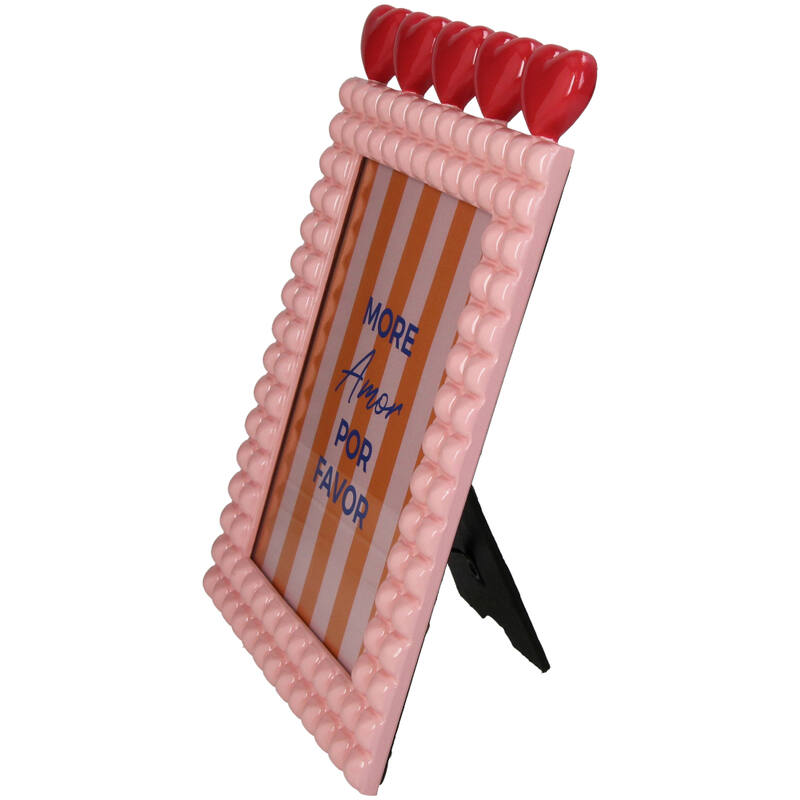 Фоторамка "Сердце", 13x18 см, розовый