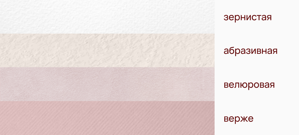 виды бумаги для пастели