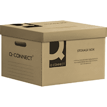 Короб архивный "Q-Connect", 515x305x350 мм, коричневый