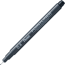Ручка капиллярная "Pointliner", 0.4 мм, черный