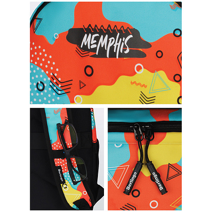 Рюкзак школьный "Memphis", разноцветный - 9