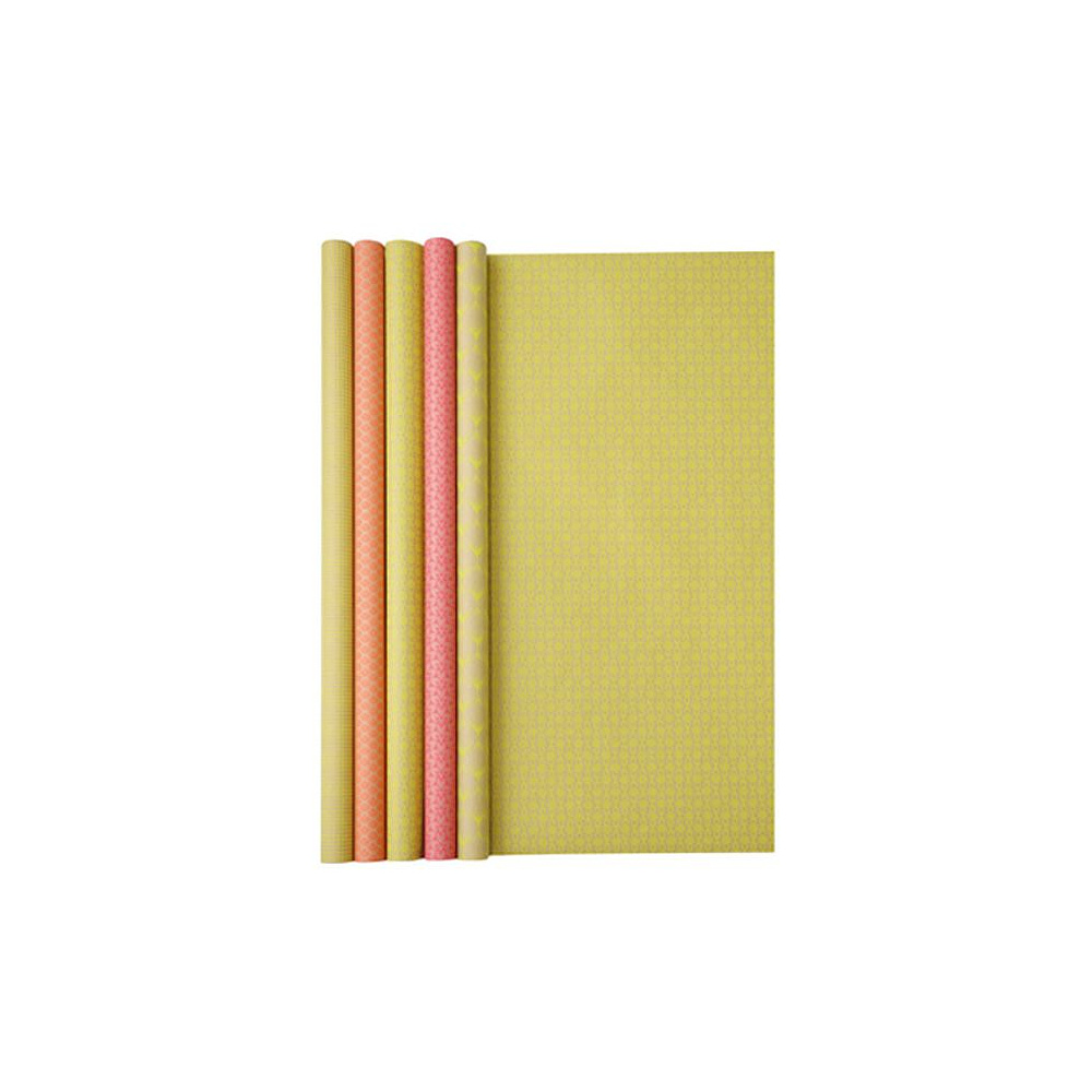 Бумага декоративная в рулоне "Neon", 2x0.7 м, 70 г/м2, ассорти