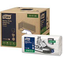 Материал нетканый "Tork Premium" повышенной прочности в салфетках, W4, 70 шт/упак (530180-00)