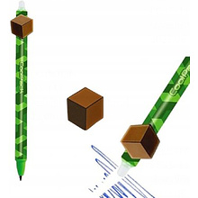 Ручка гелевая автоматическая "City jungle пиши стирай", 0.5 мм, ассорти, стерж. синий