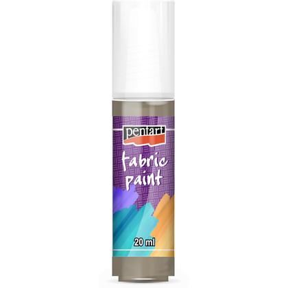 Краски для текстиля "Pentart Fabric paint", 20 мл, фундук