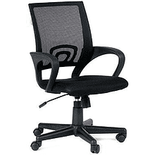 Кресло для персонала "Chairman 696", ткань, пластик, черная сетка