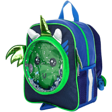 Рюкзак школьный "Динозаврик", синий