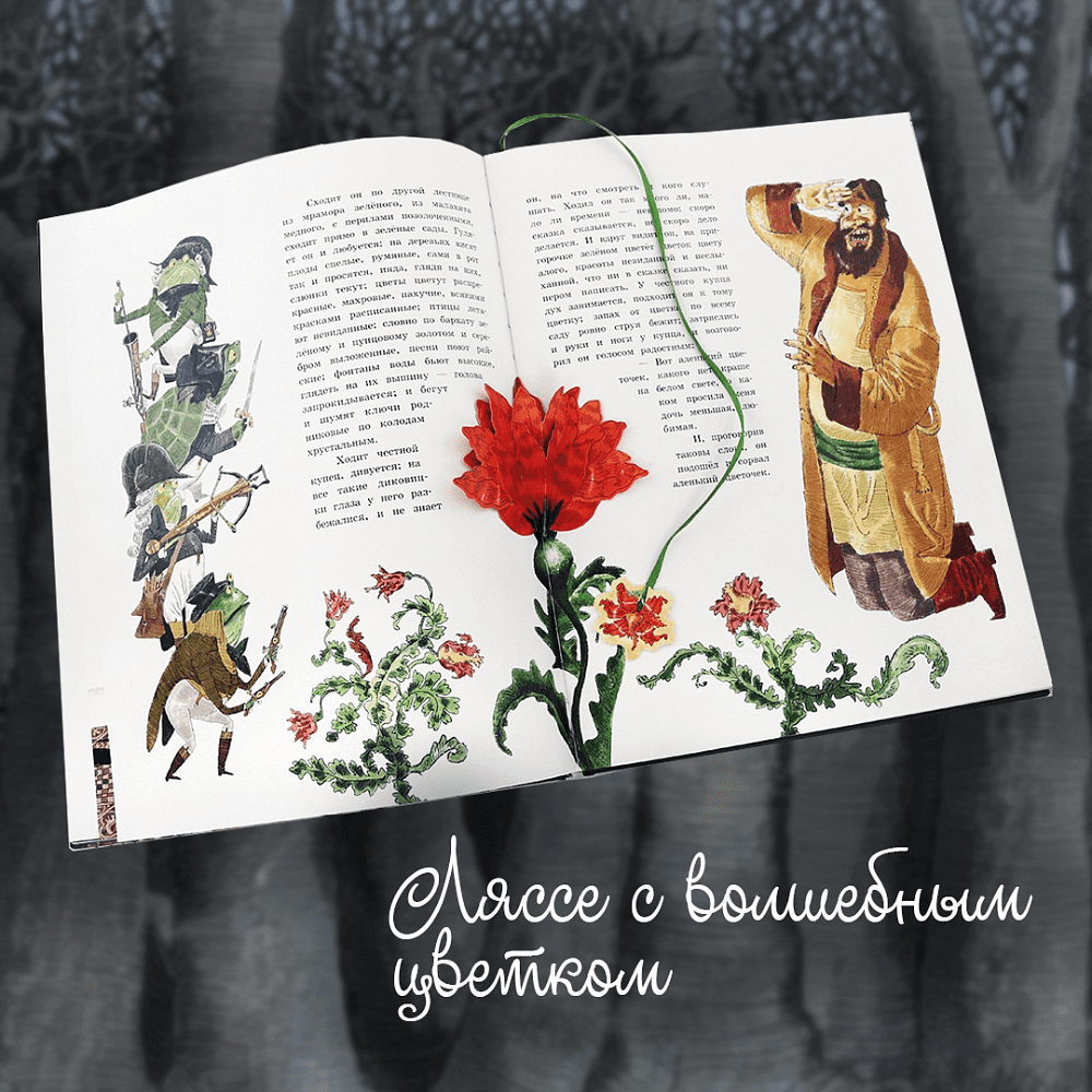 Книга "Книга-представление. Аленький цветочек" 3D, Сергей Аксаков - 4