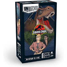 Игра настольная "Unmatched. Jurassic Park. Dr. Sattler vs T. Rex + русские правила"