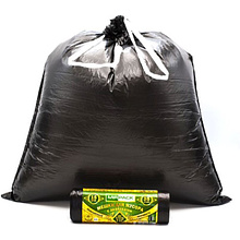 Мешки для мусора "Mirpack Vip", 15 мкм, 35 л, 15 шт/рулон