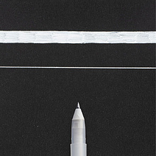 Ручка гелевая "Gelly Roll Basic", 0.3 мм, прозрачный, стерж. белый